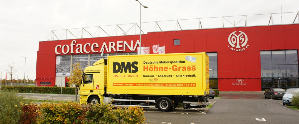 Wir sind offizieller Umzugspartner des 1. FSV Mainz05 Wir sind offizieller Umzugspartner des 1. FSV Mainz05
