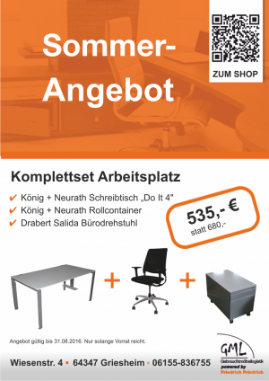 Sommerangebot Gebrauchtmöbellogistik