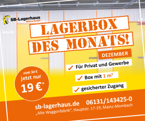 Lagerbox des Monats Dezember für nur 19 Euro. Jetzt reservieren!