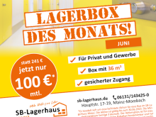 Selfstorage auf die günstige Art: Unsere Lagerbox des Monats