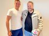 Robin Bormuth (Profi-Fußballspieler) und Ralf Feller (Mitglied der Geschäftsleitung von Höhne-Grass)