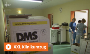 Video Klinikumzug zweier Kliniken in ein neues Gebäude